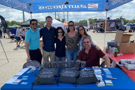 Andrea Martone and team at the Parsippany Food Truck Festival.