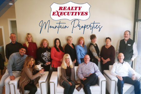 A group photo of the team at Realty Executives Mountain Properties.