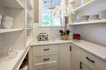 A walk-in pantry, a must-have home feature.