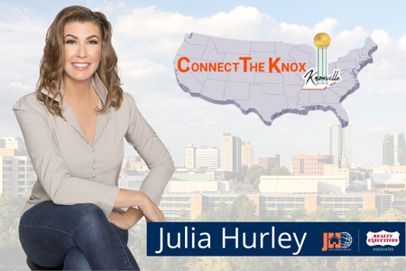 Julia Hurley, the founder of the Connect the Knox podcast.