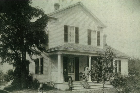 The William D. Hart farm house circa 1888.