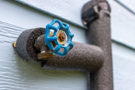 Do not forget to insulate outdoor plumbing and fixtures to avoid freezing.